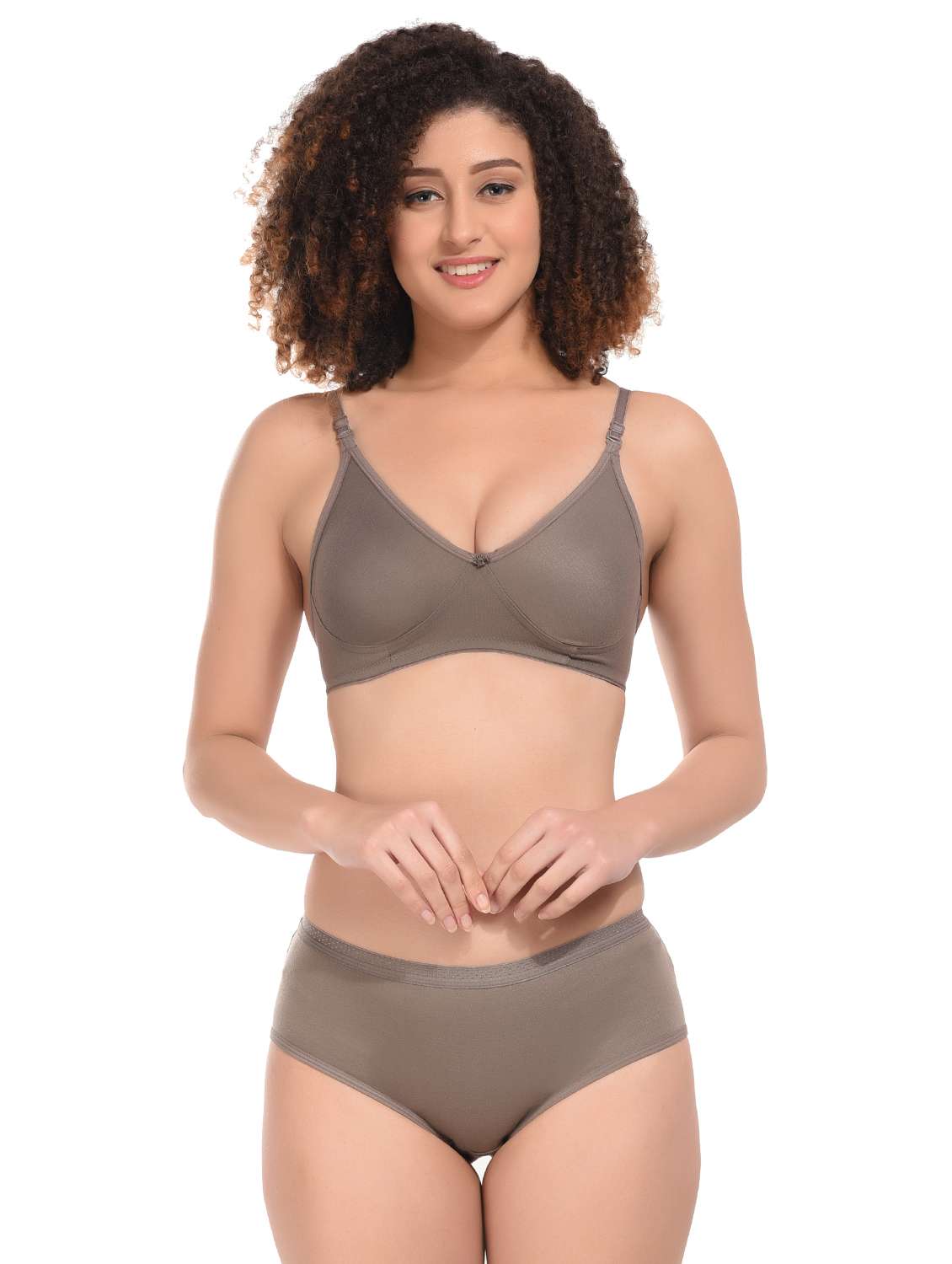 women solid hosiery bras and panty set