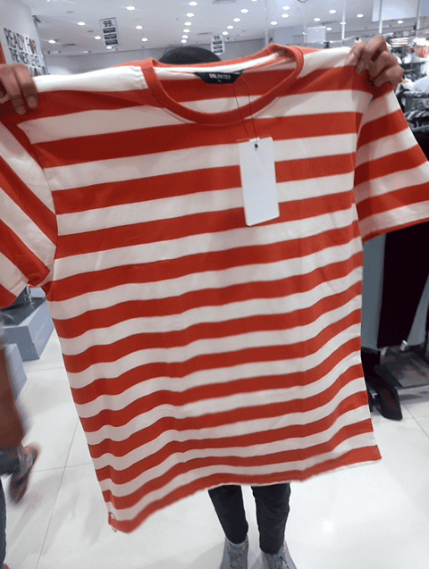 orange poly cotton tshirt - 21034617 -  Standard Image - 0
