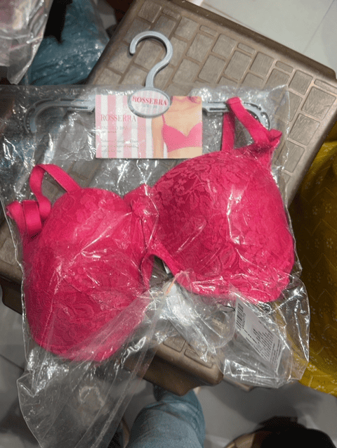 fuchsia lace bra - 21034635 -  Standard Image - 0