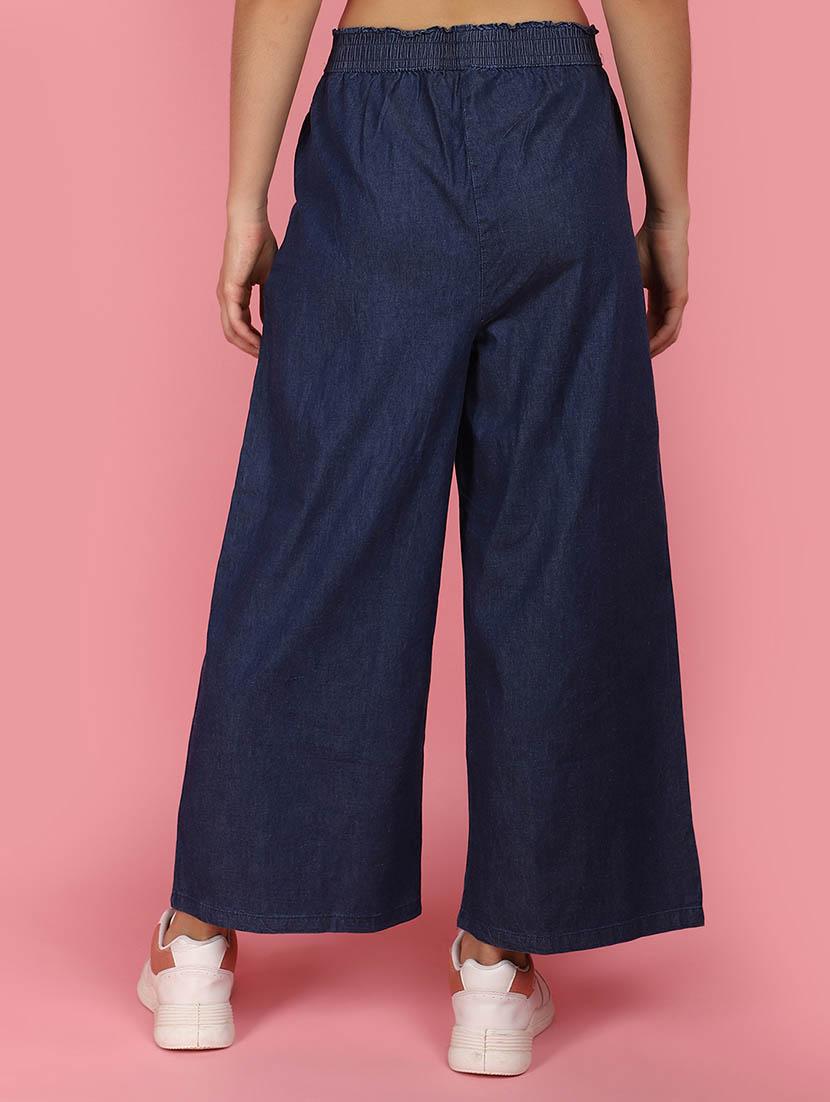 women solid denim jean - 21034653 - Standard Image - 3