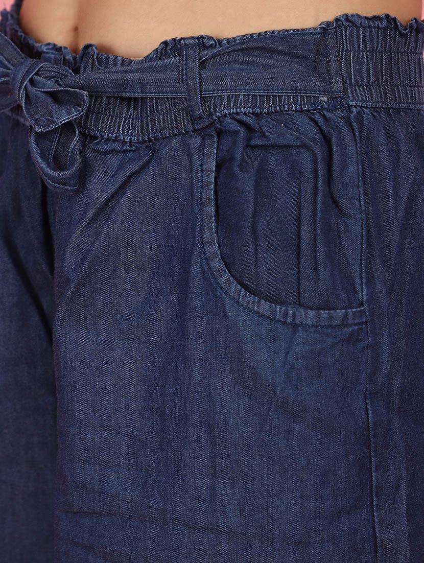 women solid denim jean - 21034653 - Standard Image - 5