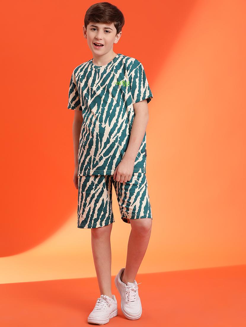boys cotton shorts nightwear set