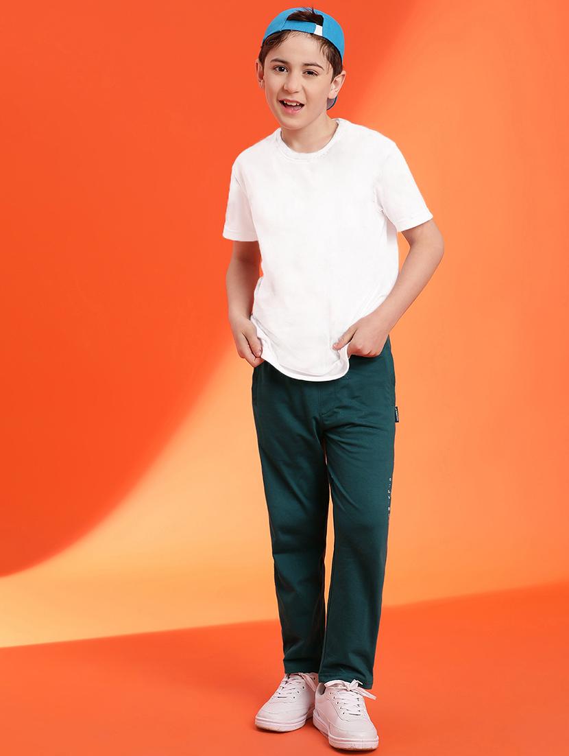 boys solid mid rise jogger - 21034802 - Standard Image - 3