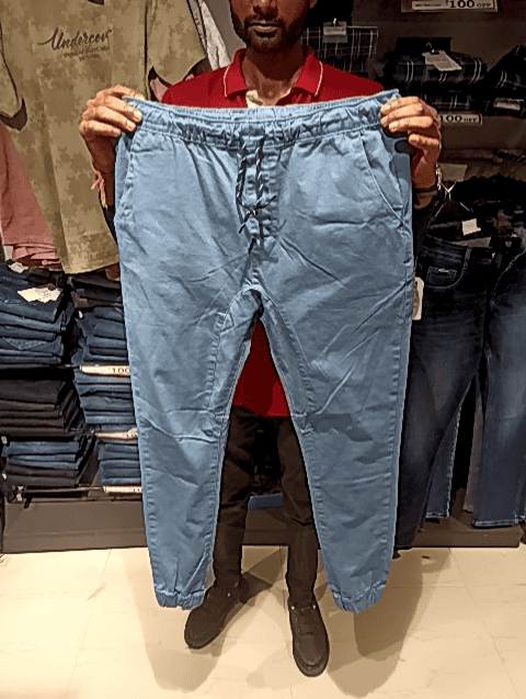 assorted twill joggers - 21035121 -  Standard Image - 0