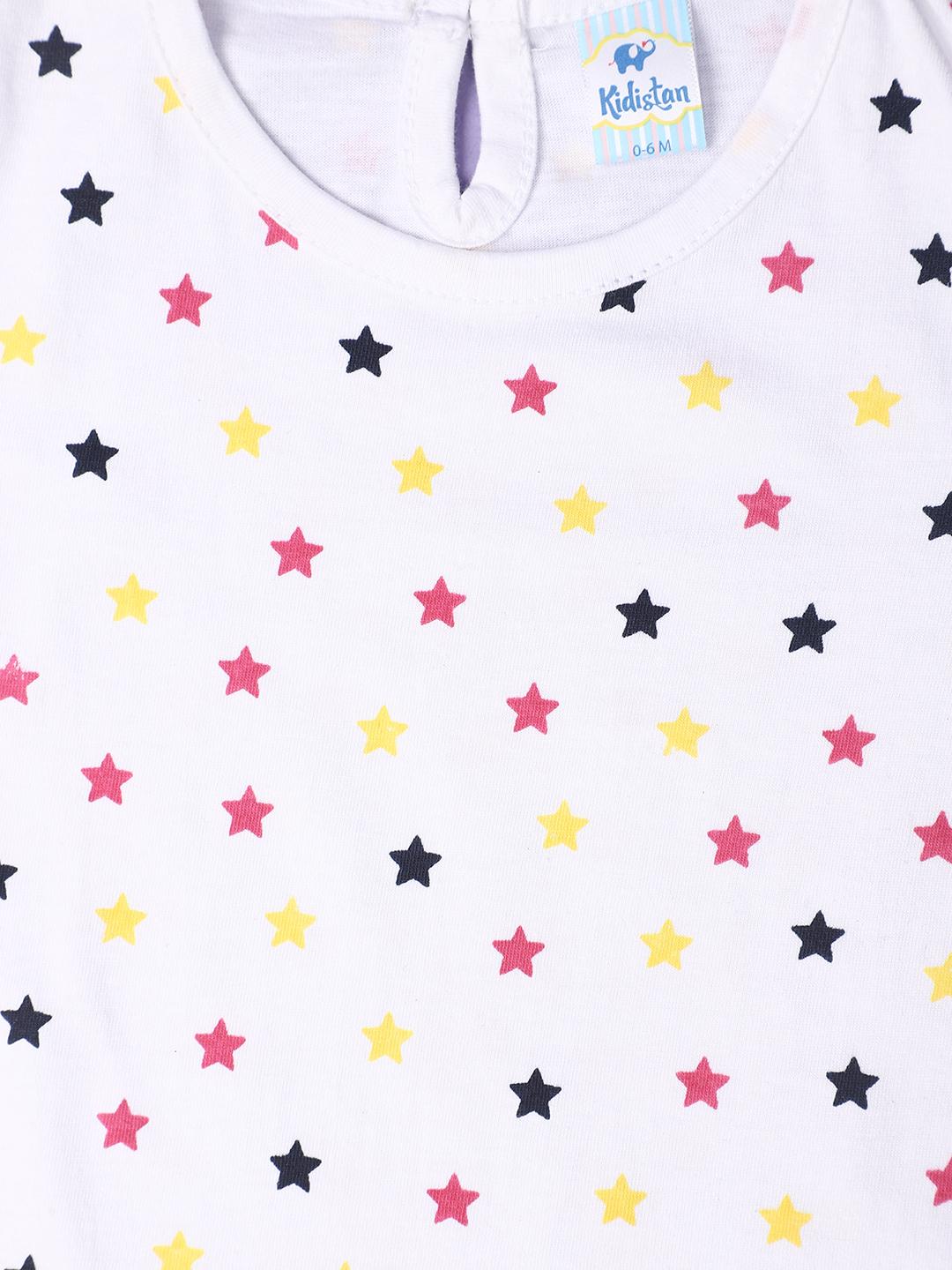 yellowfuchsiawhite cotton single jersey tshirt - 21035126 - Standard Image - 3