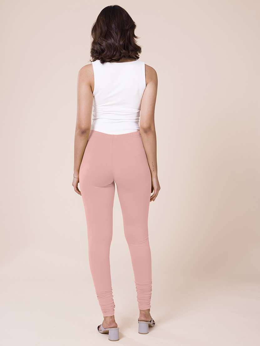 women solid full length leggings - 21035255 -  Standard Image - 3