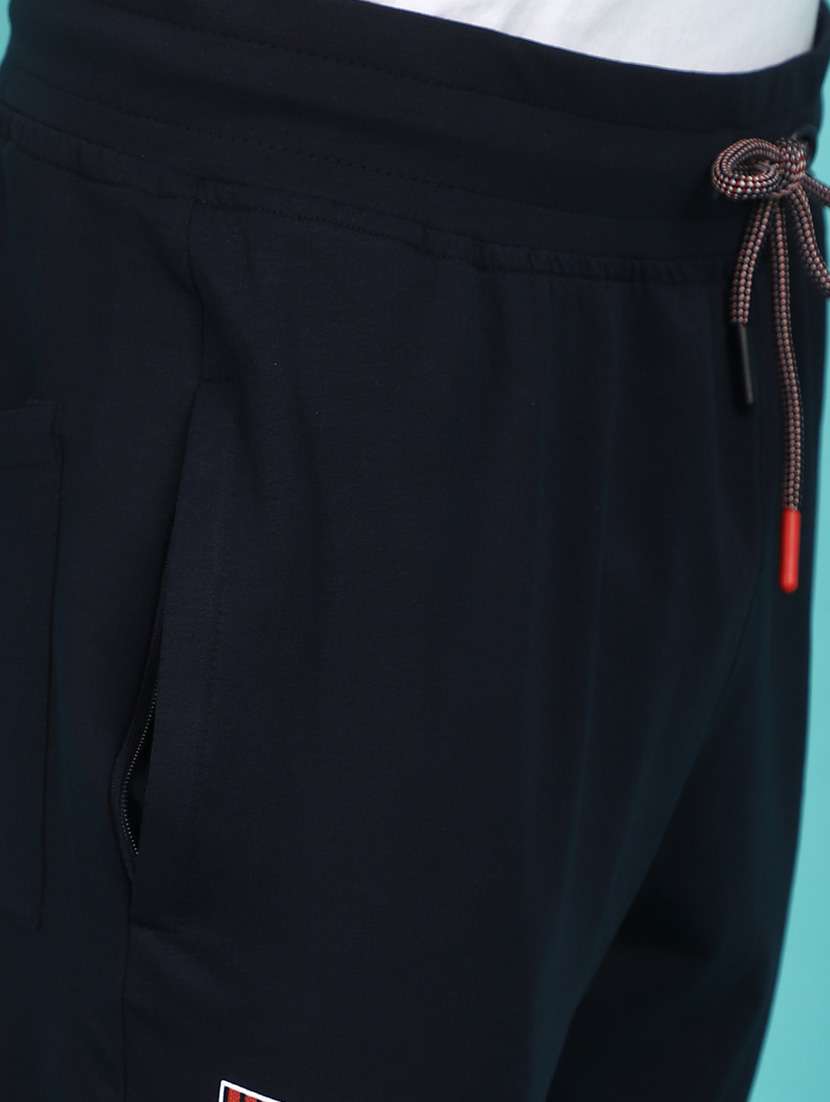 navy blue cotton full length track pant - 21035521 -  Standard Image - 5