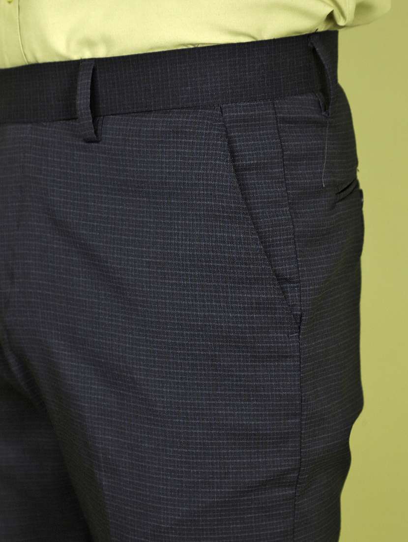 men mid rise cotton flat front formal trouser - 21035545 -  Standard Image - 5