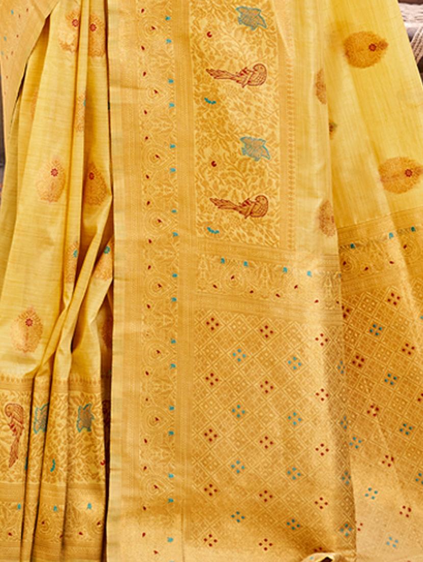 women self design banarasi saree with blouse - 21036429 - Standard Image - 3