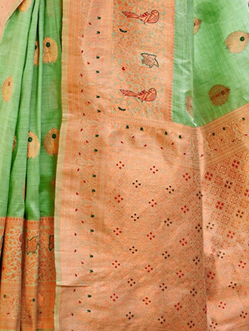 women self design banarasi saree with blouse - 21036430 - Standard Image - 3