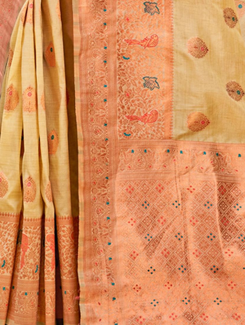 women self design banarasi saree with blouse - 21036431 - Standard Image - 3