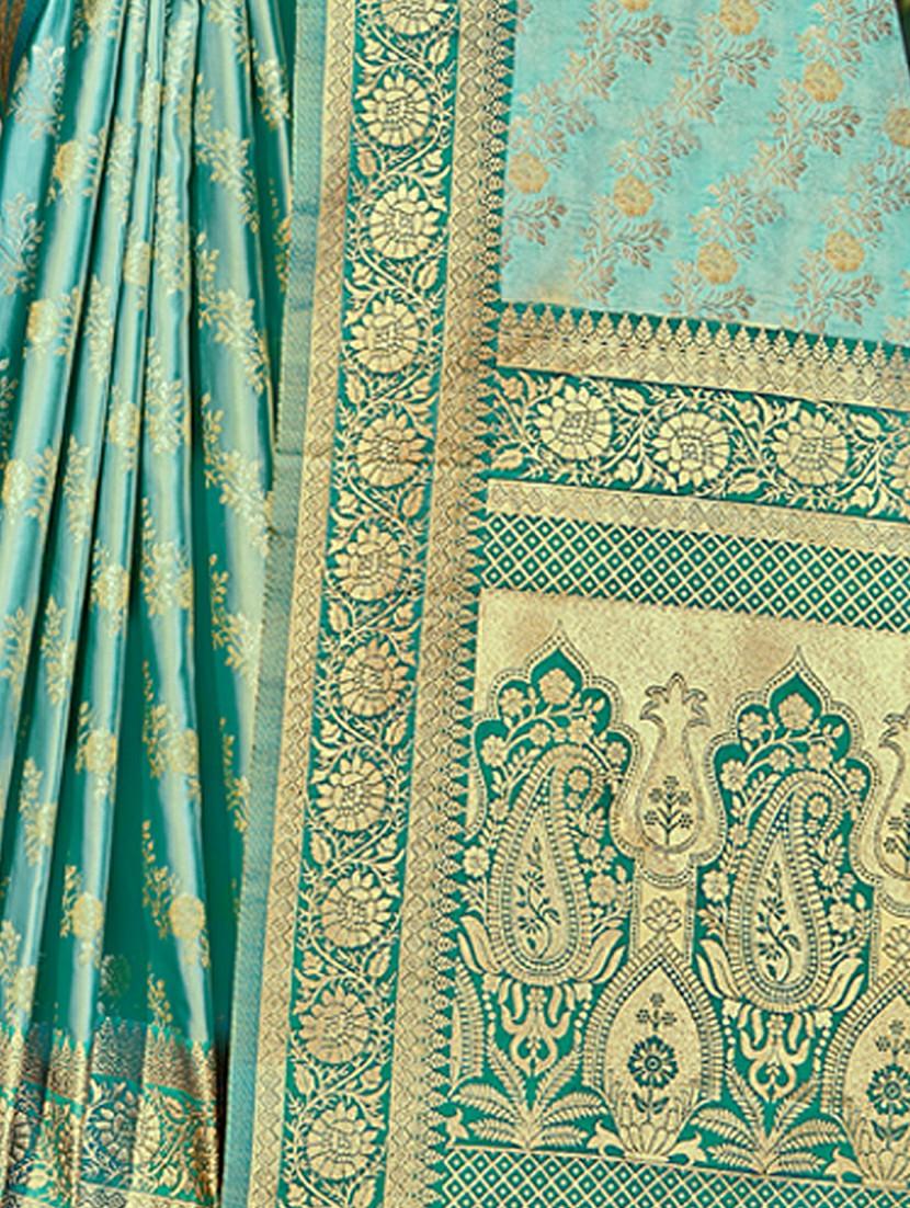women self design banarasi saree with blouse - 21036472 - Standard Image - 3