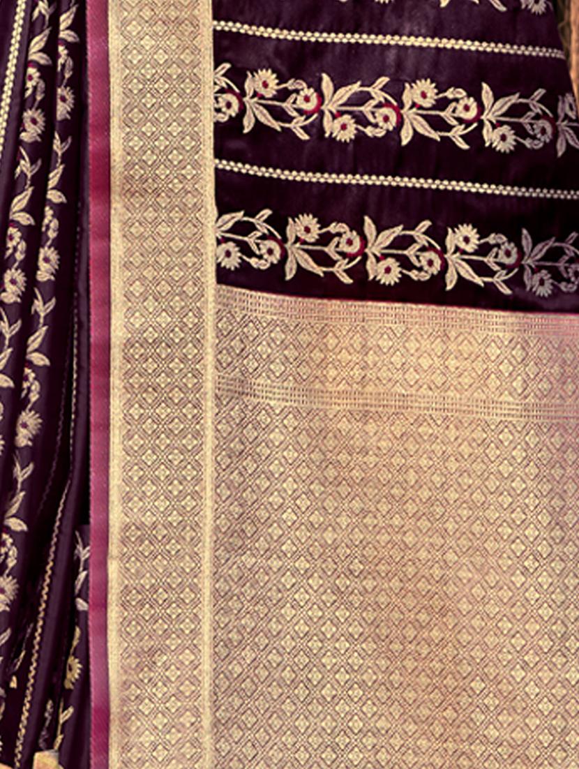 women self design banarasi saree with blouse - 21036490 - Standard Image - 3