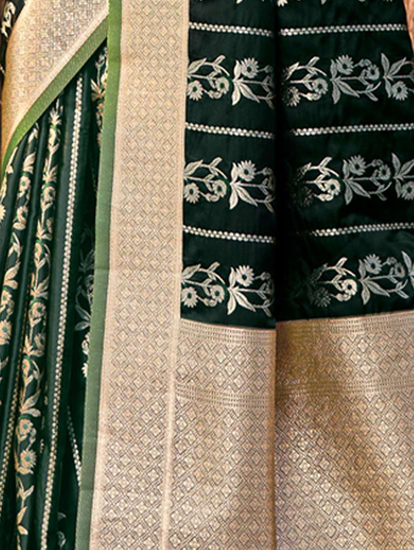 women self design banarasi saree with blouse - 21036637 -  Standard Image - 3