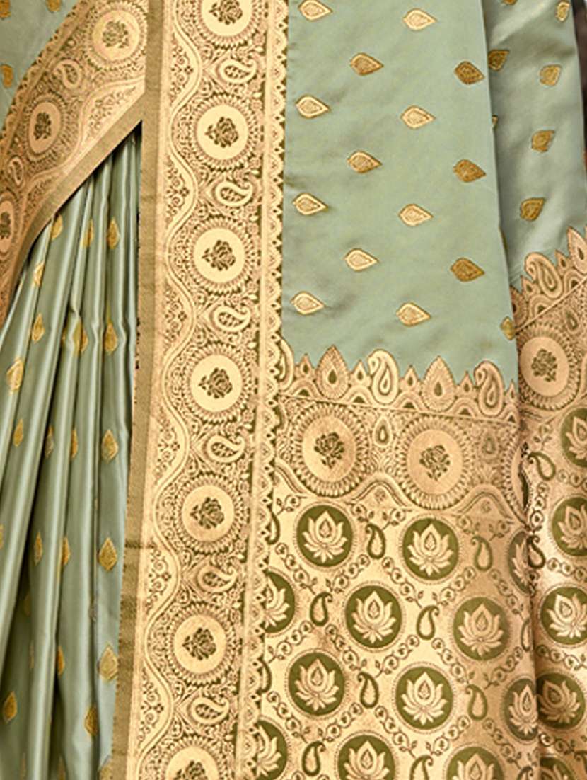 women self design banarasi saree with blouse - 21036644 -  Standard Image - 3