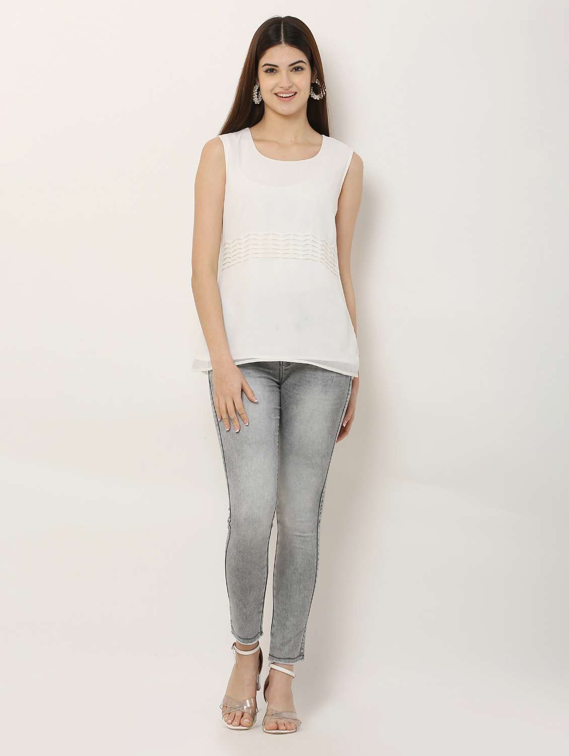 women white self-designed regular top - 21037503 - Standard Image - 3