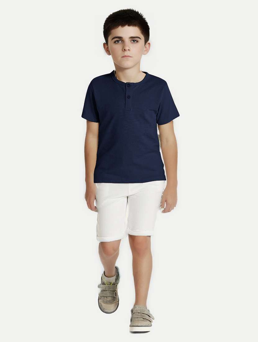 boys short sleeve solid regular t-shirt