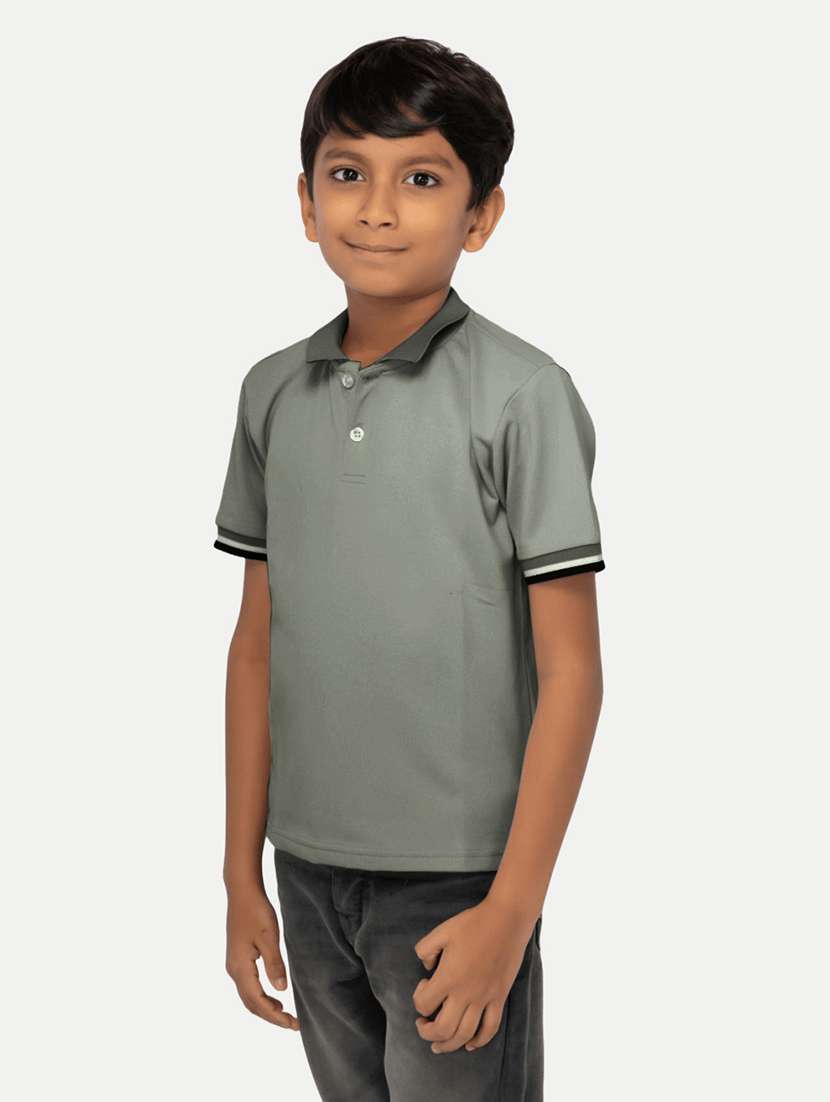 boys short sleeve solid regular t-shirt