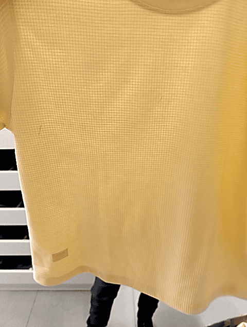 light yellow poly cotton tshirt - 21043418 - Standard Image - 0