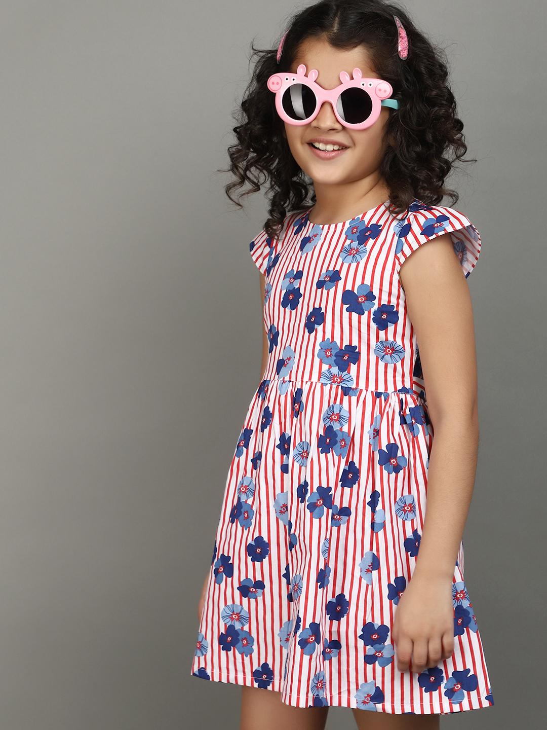off white cotton frock - 21043546 - Standard Image - 5