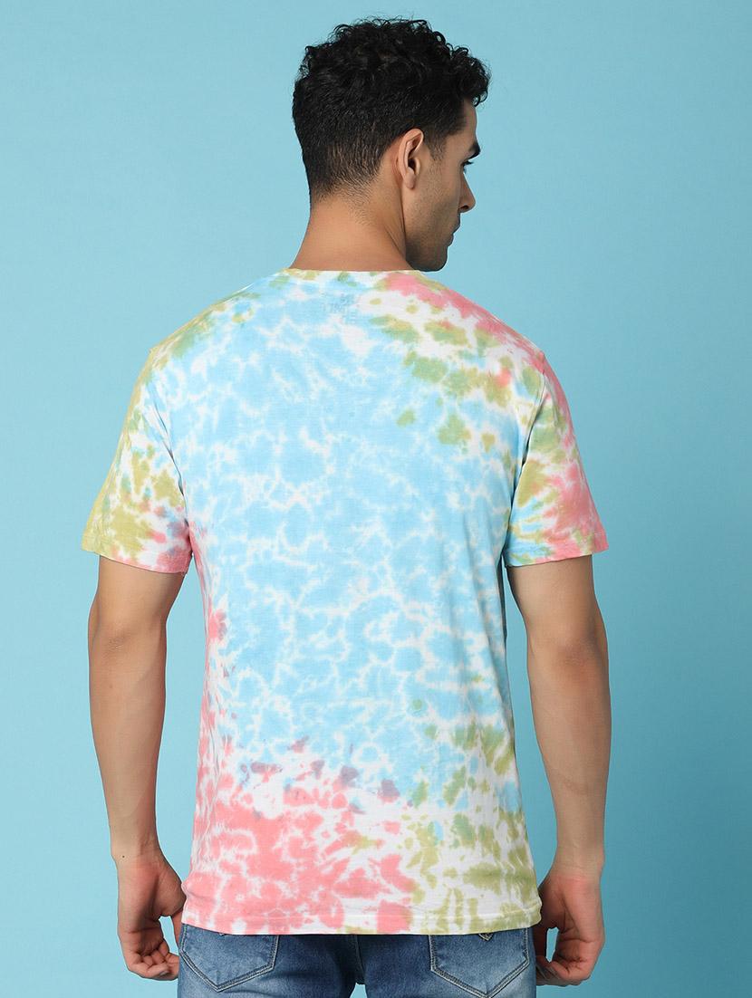 men tie & dye cotton t-shirt - 21043798 - Standard Image - 3