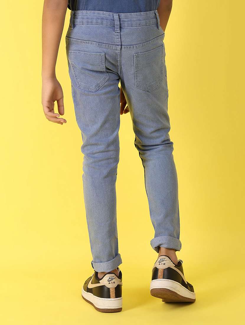 boys mid rise denim jeans - 21043829 -  Standard Image - 3