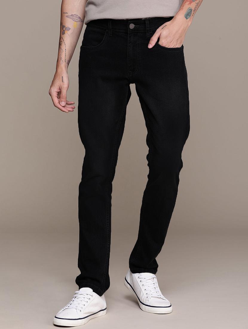 men mid rise plain jeans - 21043860 -  Zoom Image - 0