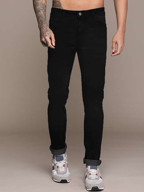 men mid rise plain jeans - 21043872 - Standard Image - 0