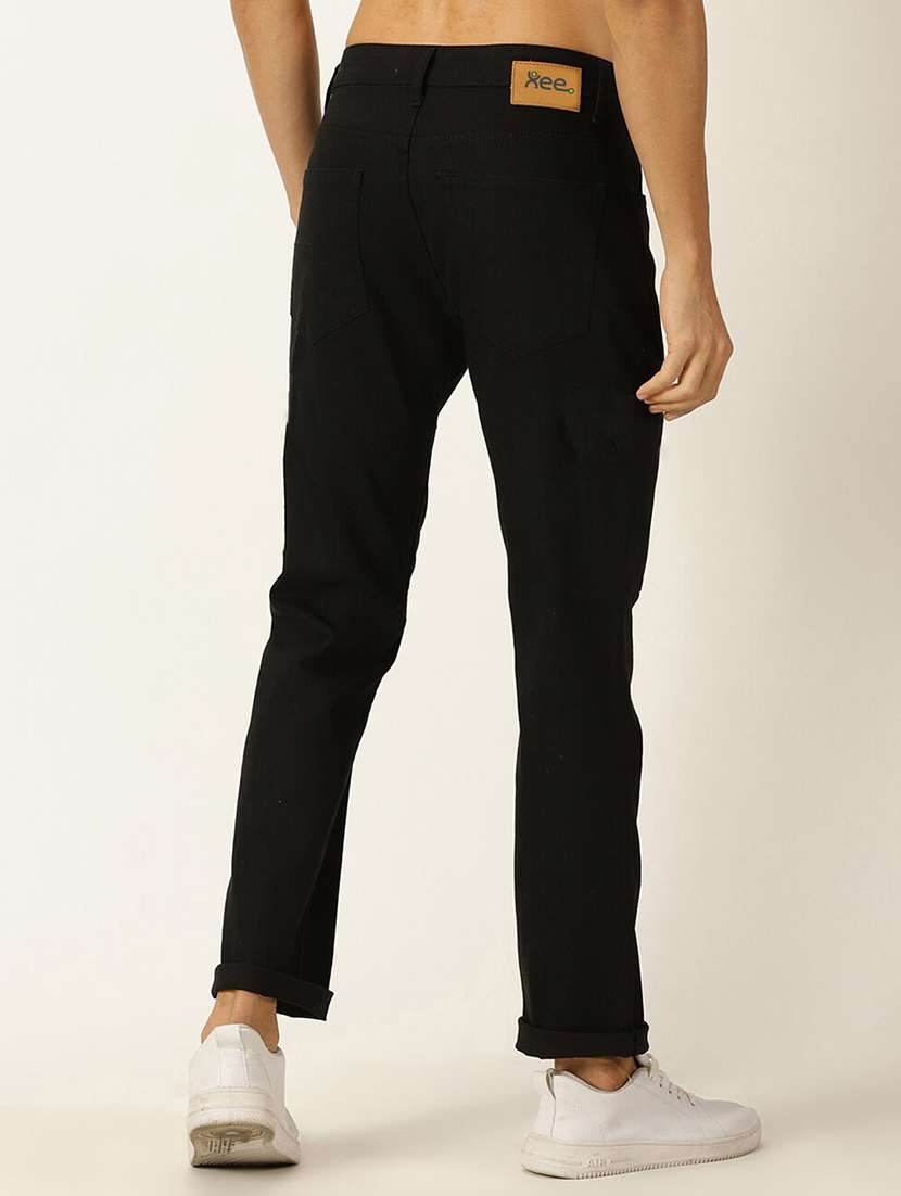 men mid rise plain jeans - 21043876 - Standard Image - 3