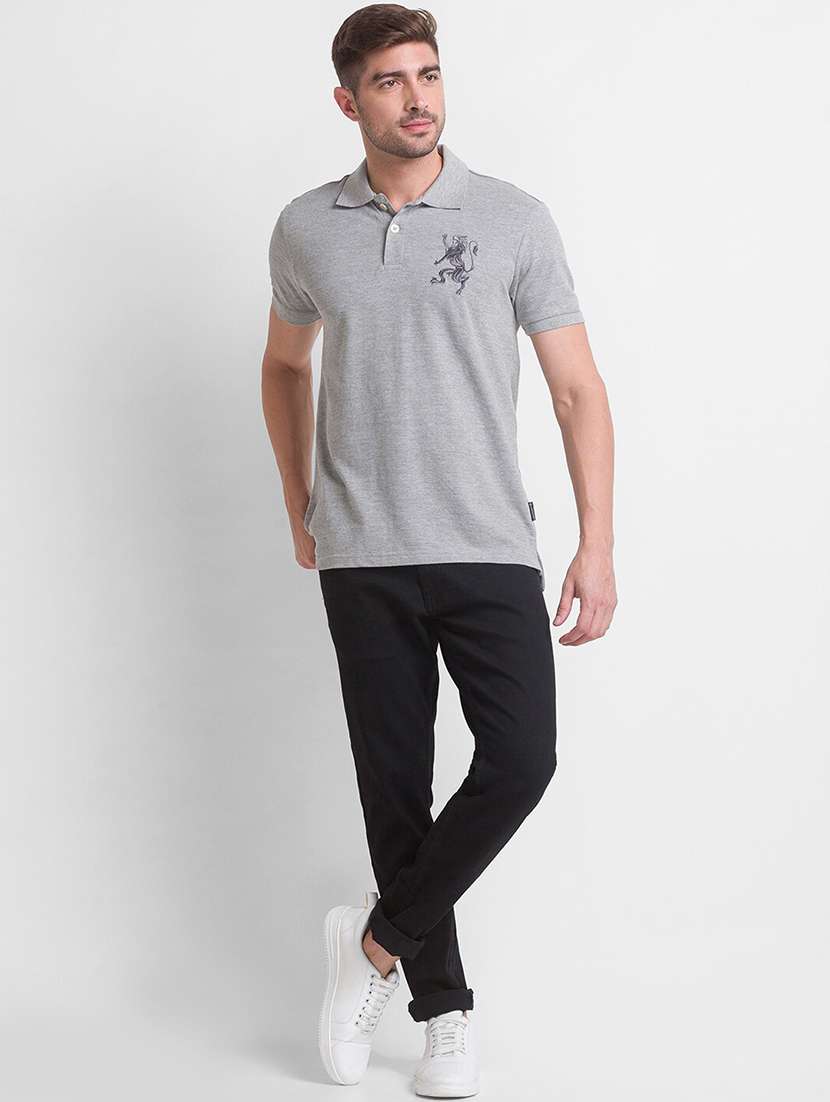 men mid rise plain jeans - 21043879 - Standard Image - 3