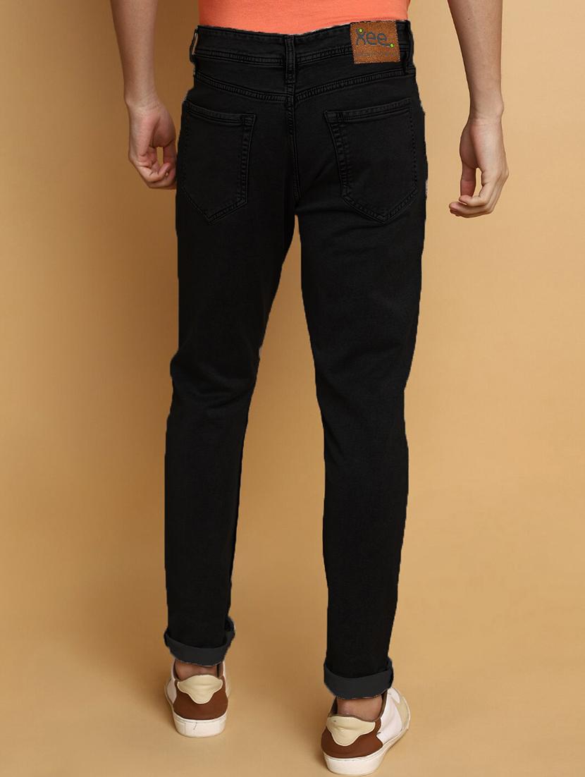 men mid rise plain jeans - 21043888 - Standard Image - 3