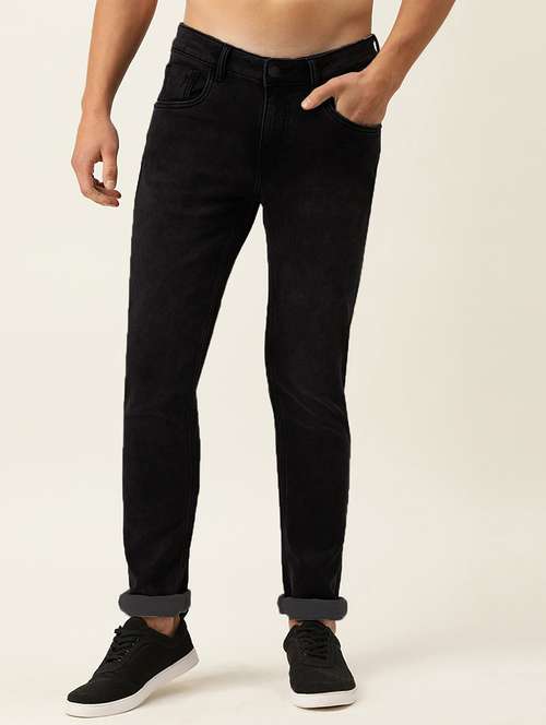 men mid rise plain jeans - 21043890 -  Standard Image - 0