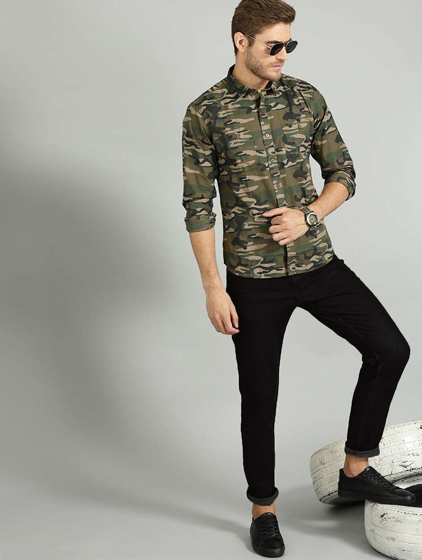 men black mid rise plain jeans - 21043897 - Standard Image - 3