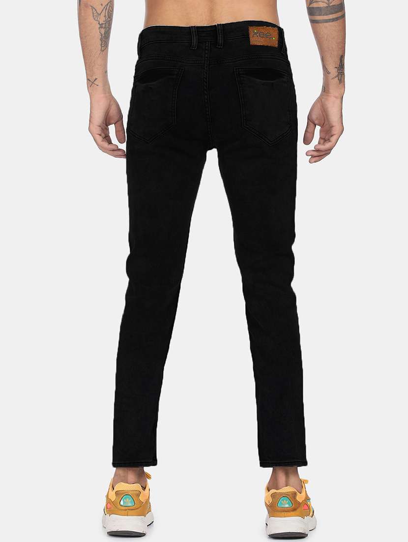 men mid rise plain jeans - 21043899 - Standard Image - 3