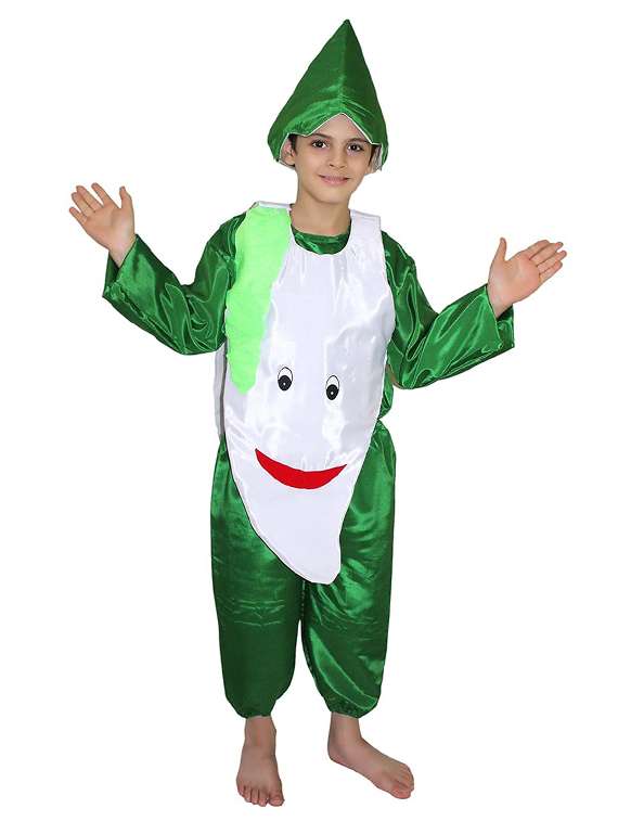 multi colored polyester radish costume - 21048764 - Zoom Image - 0
