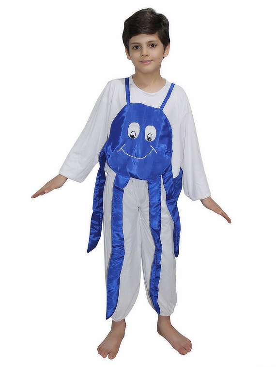 blue polyester octopus costume - 21048813 -  Zoom Image - 0