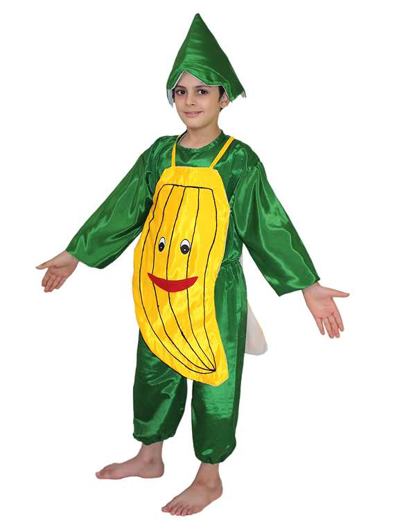 multi colored polyester costume