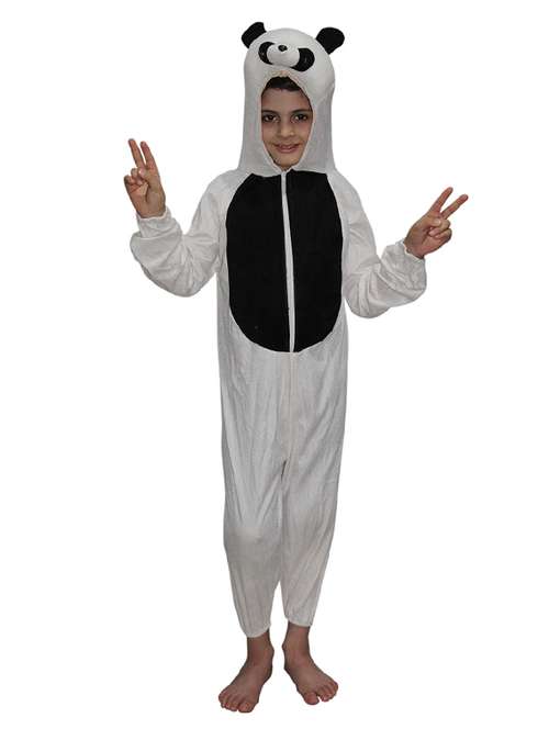 white wool blend panda costume - 21048914 -  Standard Image - 0