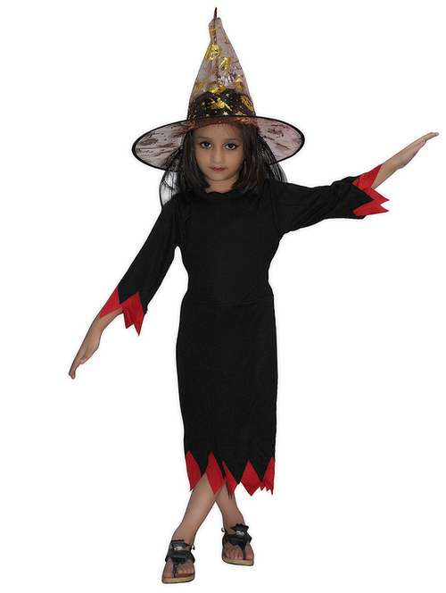black polyester costume - 21048931 -  Standard Image - 0