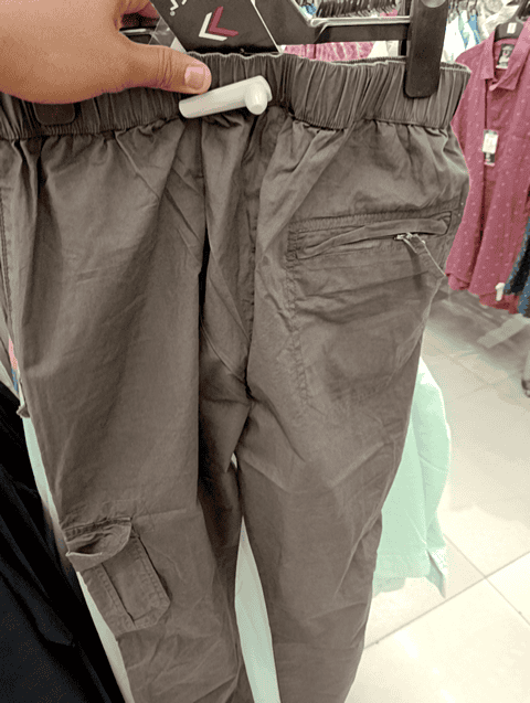 assorted twill joggers - 21049601 - Zoom Image - 0