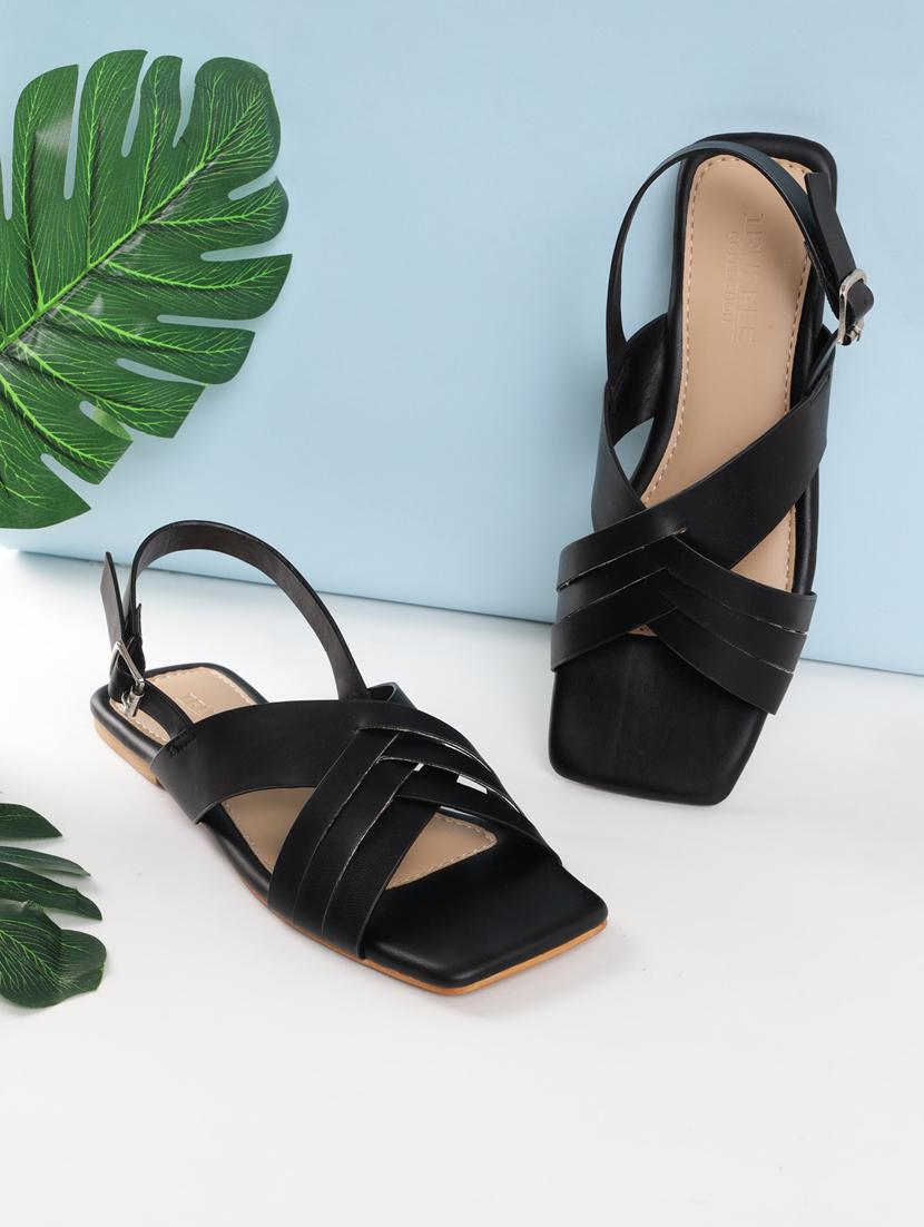 women solid back strap sandal - 21049968 - Zoom Image - 0