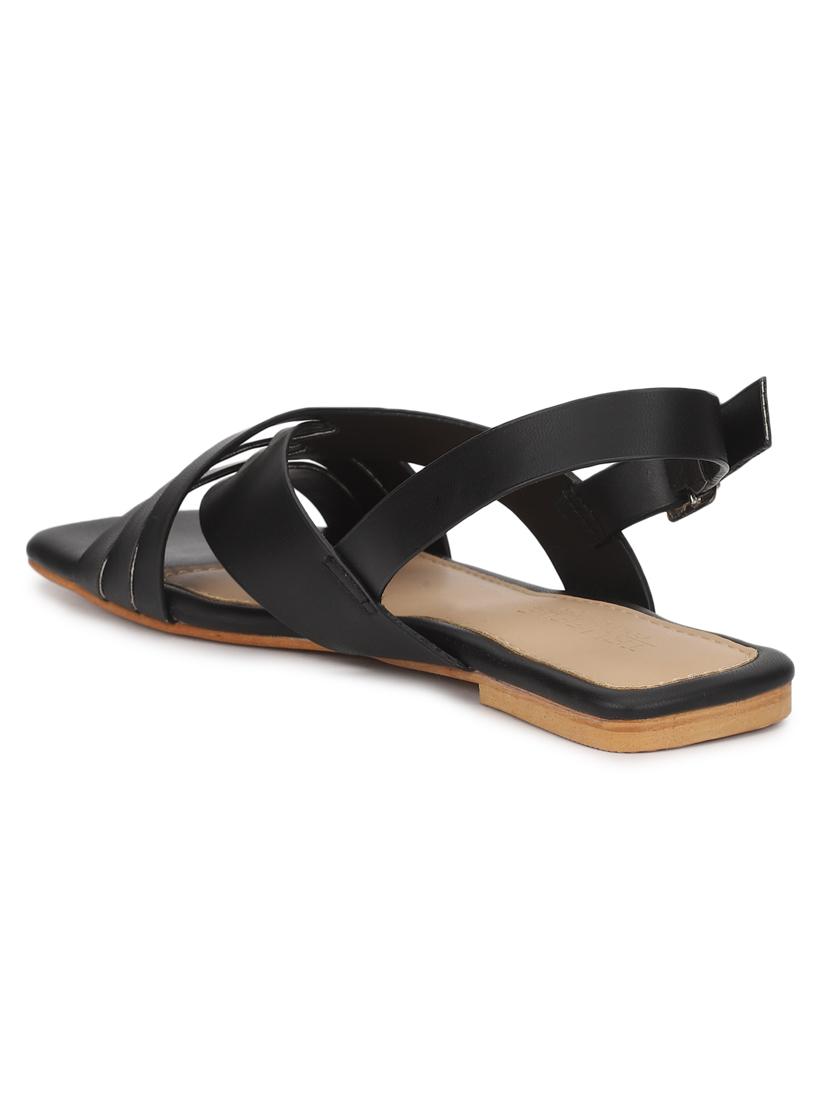 women solid back strap sandal - 21049968 - Standard Image - 3