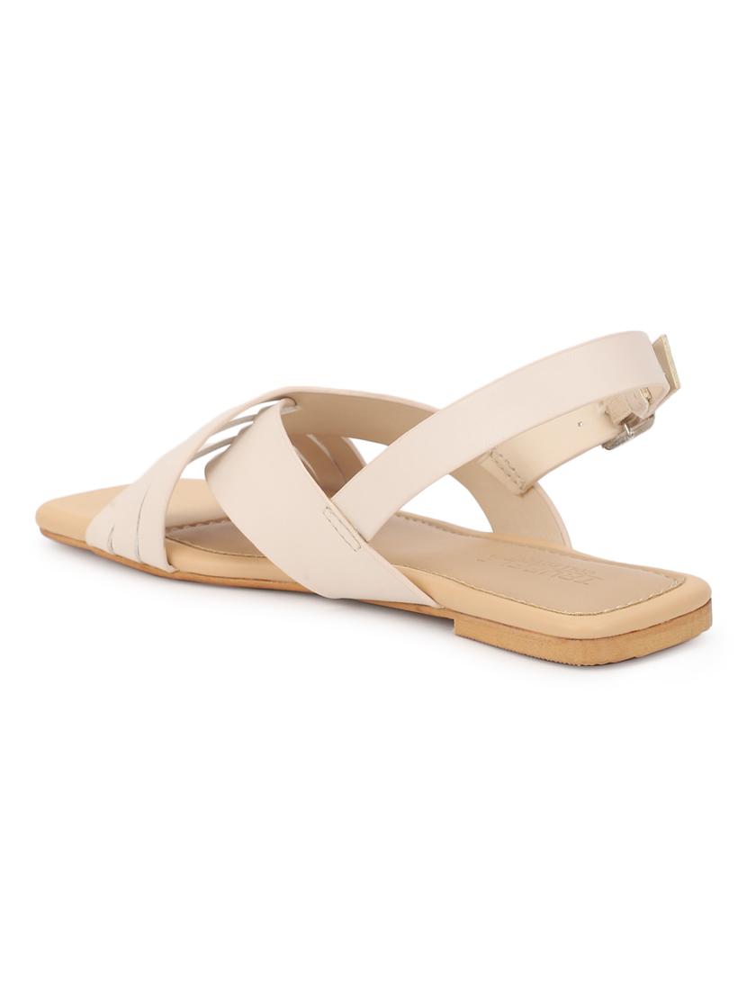 women solid back strap sandal - 21049969 - Standard Image - 3