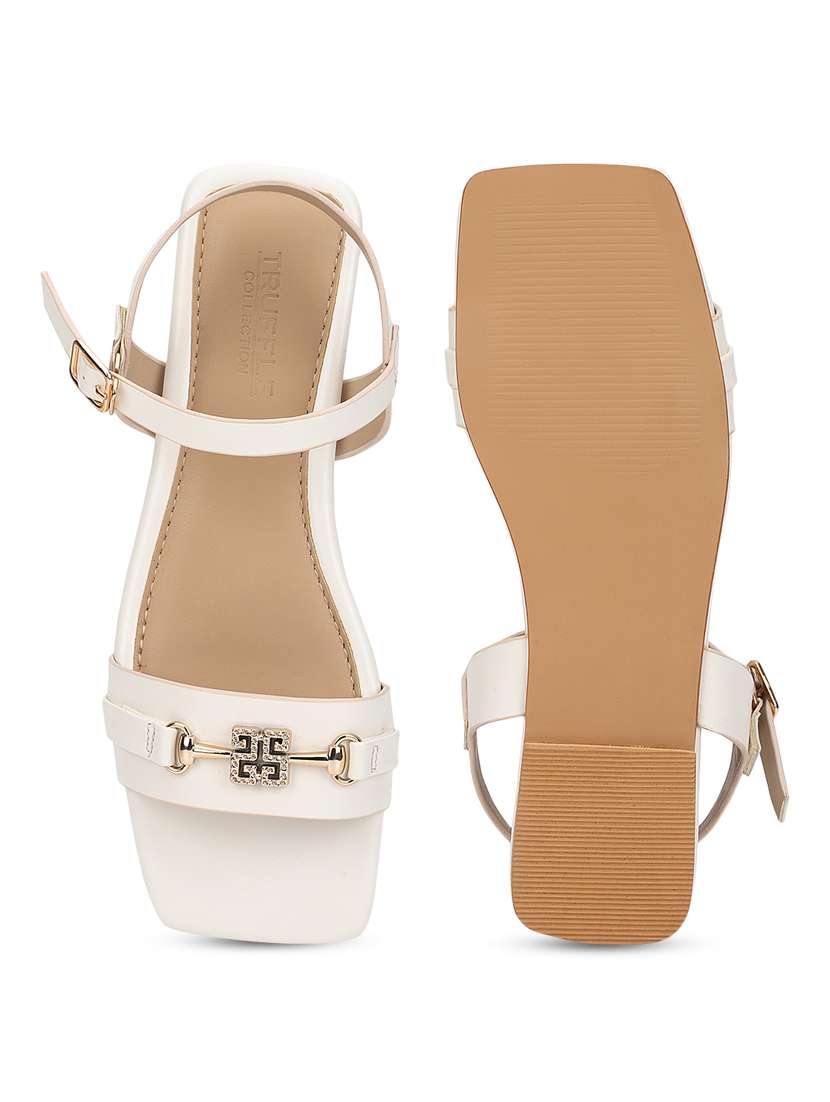 women back strap flat sandal - 21049983 - Standard Image - 5