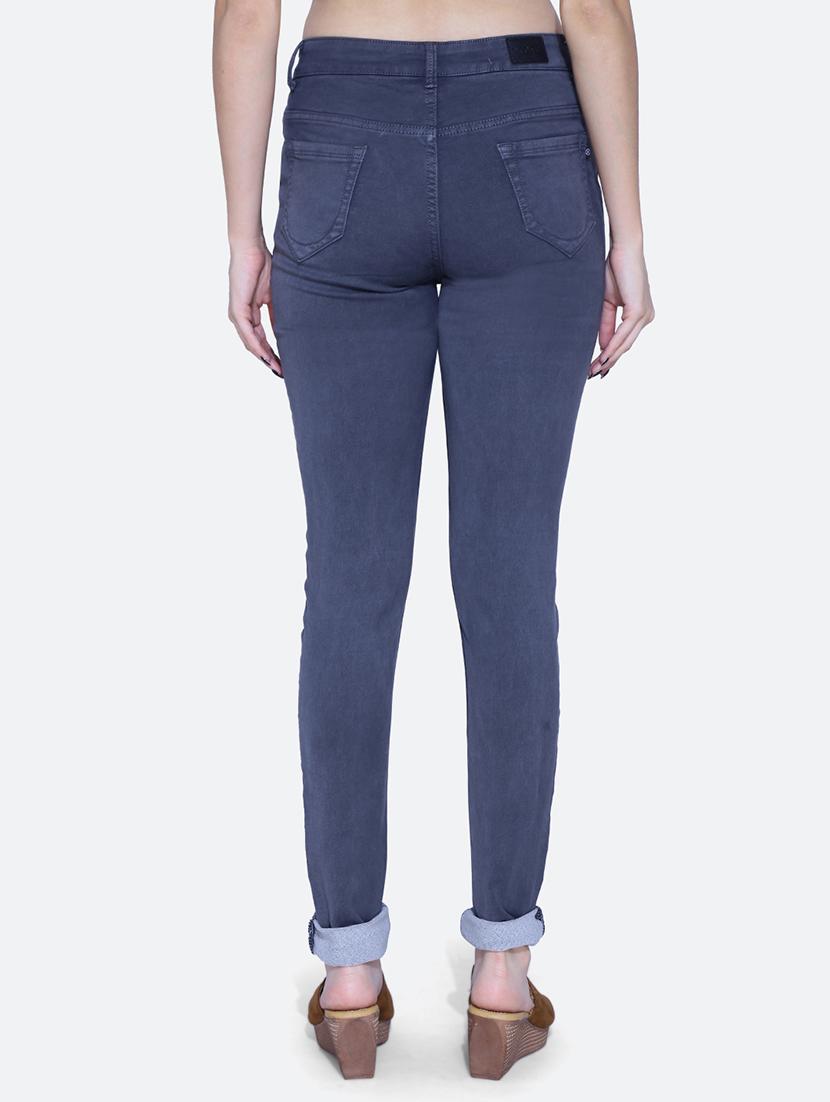 women mid rise plain jean - 21051900 - Standard Image - 3