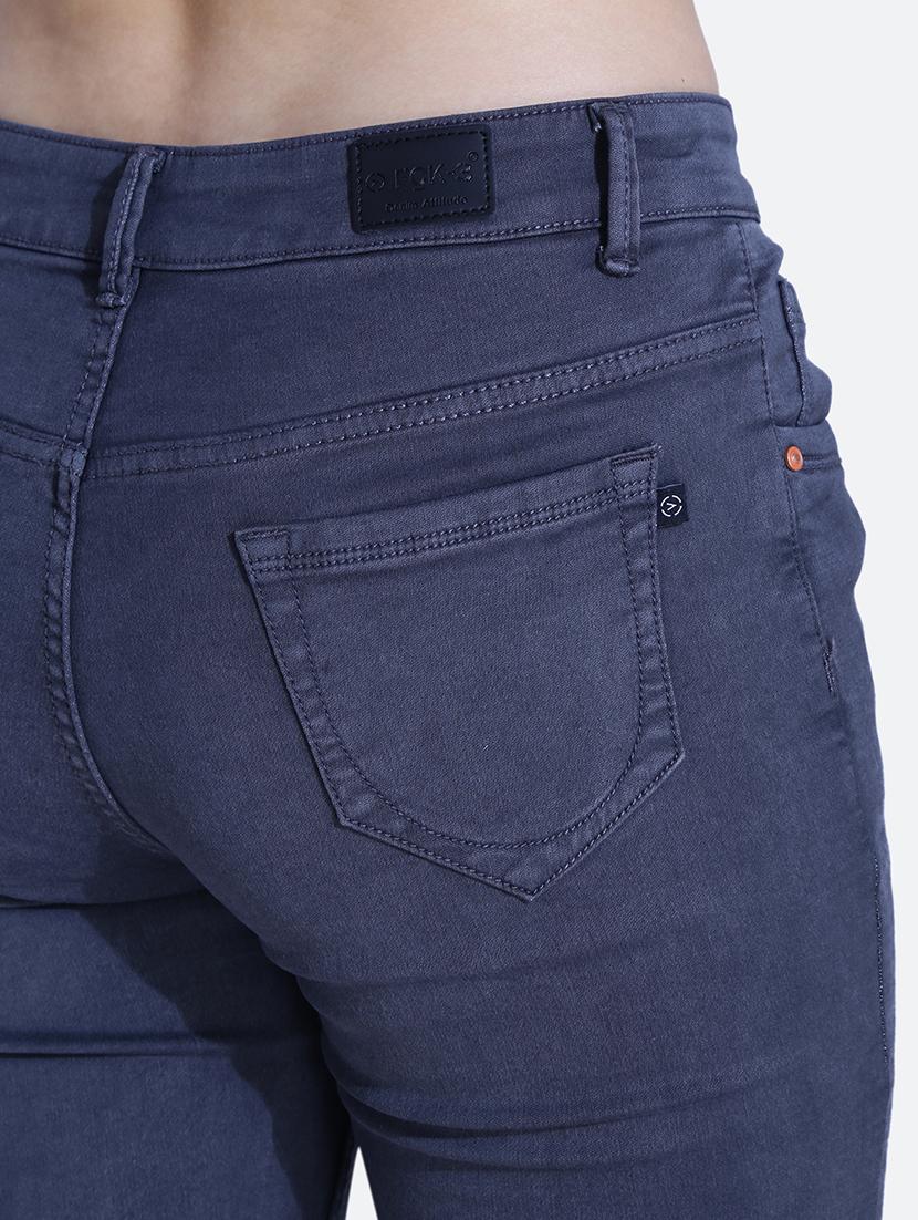 women mid rise plain jean - 21051900 - Standard Image - 5