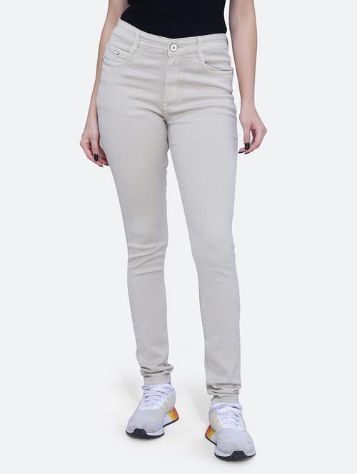 women mid rise plain jean - 21051924 - Standard Image - 0