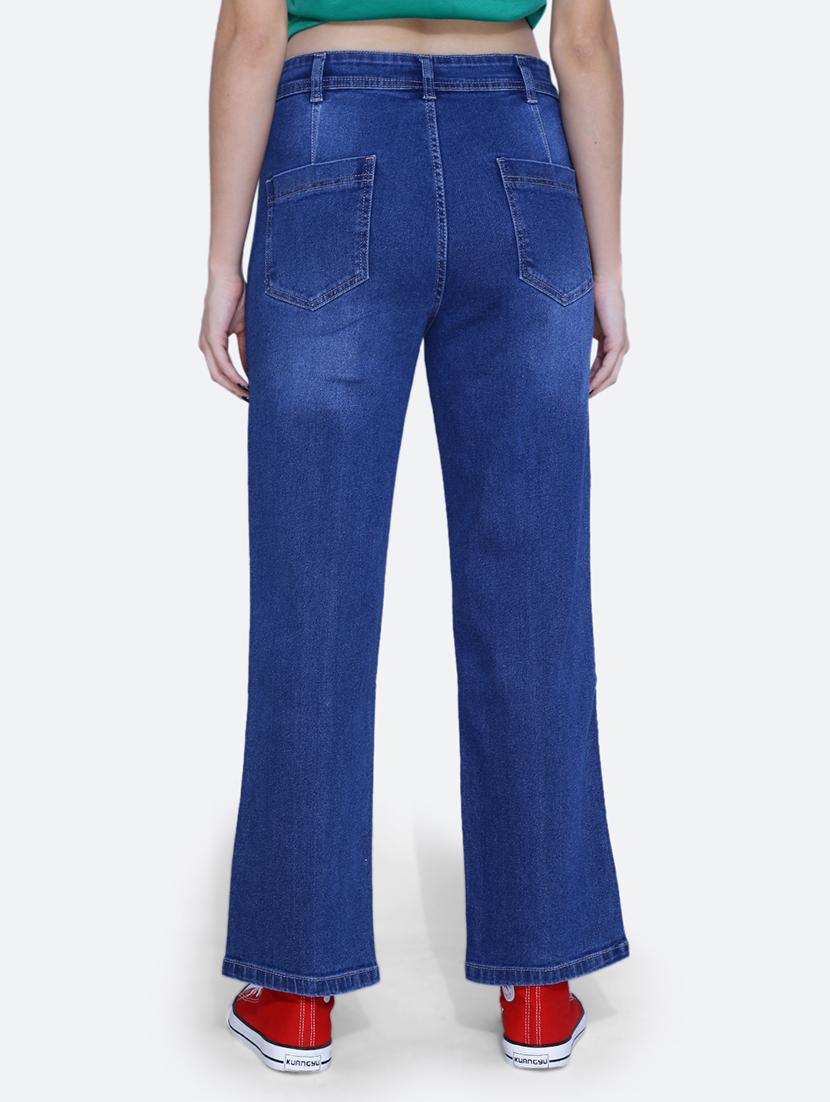 women high rise plain jean - 21052115 - Standard Image - 3