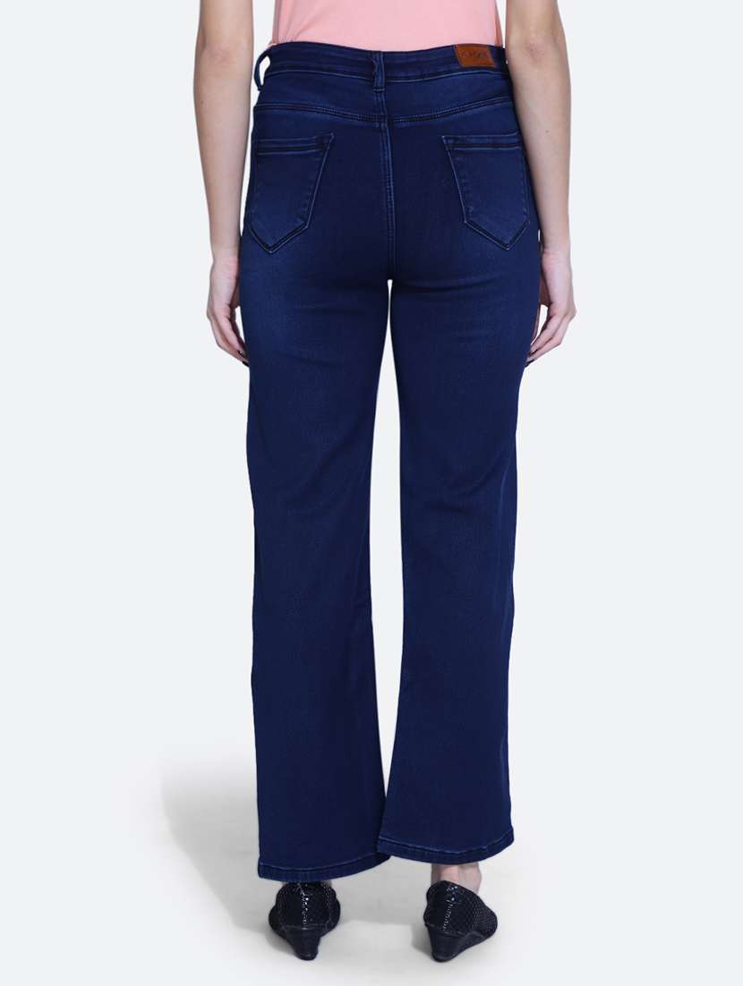 women high rise plain jean - 21052134 -  Standard Image - 3