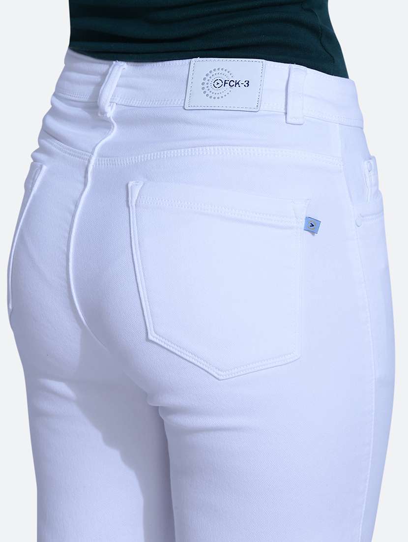 women high rise plain jean - 21052148 - Standard Image - 5